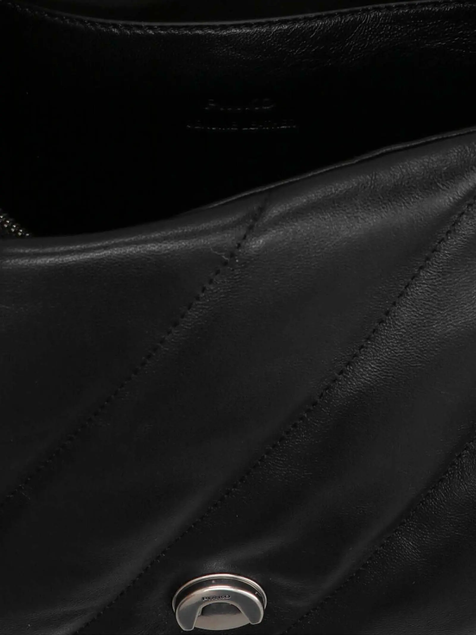 Сумка крос-боді Love Big Puff Pinko Чорна 4 'Love big puff' crossbody bag 100% lamb leather PINKO Black