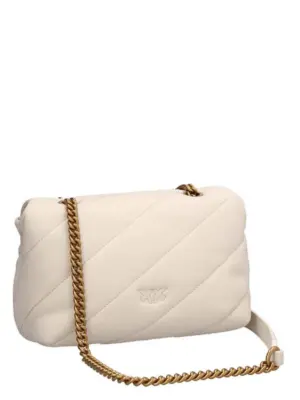 'Love Mini Puff' crossbody bag 100039A0F2Z14Q PINKO White