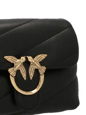 Shoulder strap 'Baby Love Bag Puff Maxi Quilt' Woman PINKO Black