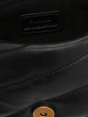 Shoulder strap 'Baby Love Bag Puff Maxi Quilt' 100% lamb leather PINKO Black