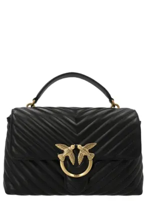 'Love lady puff classic' handbag PINKO Black