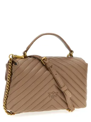 'Love Lady Puff Mini' Hand Bag 100044A0GKD01Q PINKO Beige