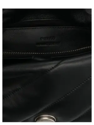 'Love Mini Puff' crossbody bag  PINKO Black