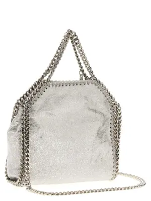 Micro 'Falabella' shopping bag 391698WP03018101 STELLA MCCARTNEY Silver