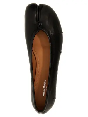 'Tabi new' ballet flats 100% PVN MAISON MARGIELA Black