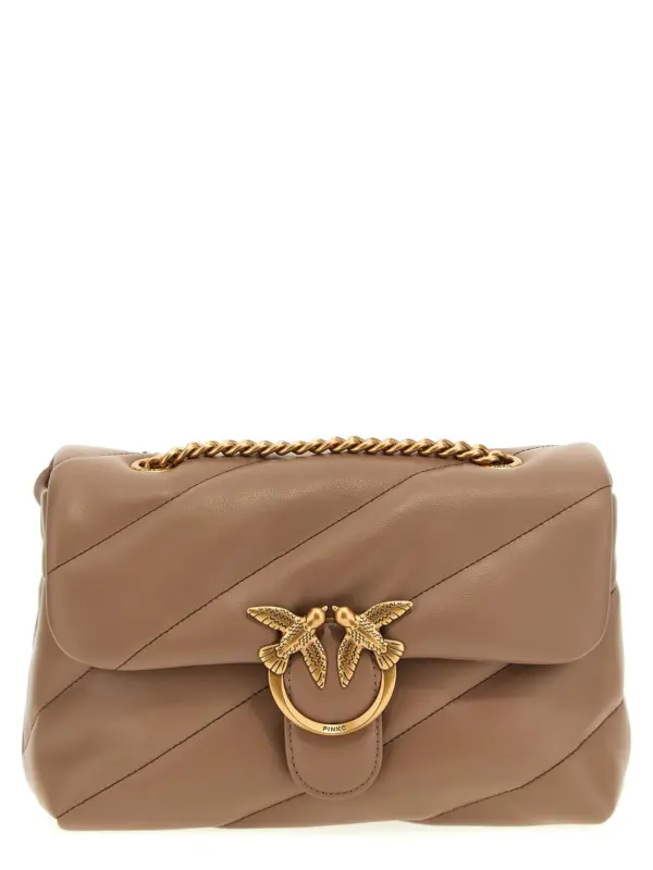 'Love one classic' crossbody bag PINKO Beige