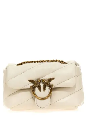 'Baby Love Bag Puff Maxi Quilt' crossbody bag PINKO White