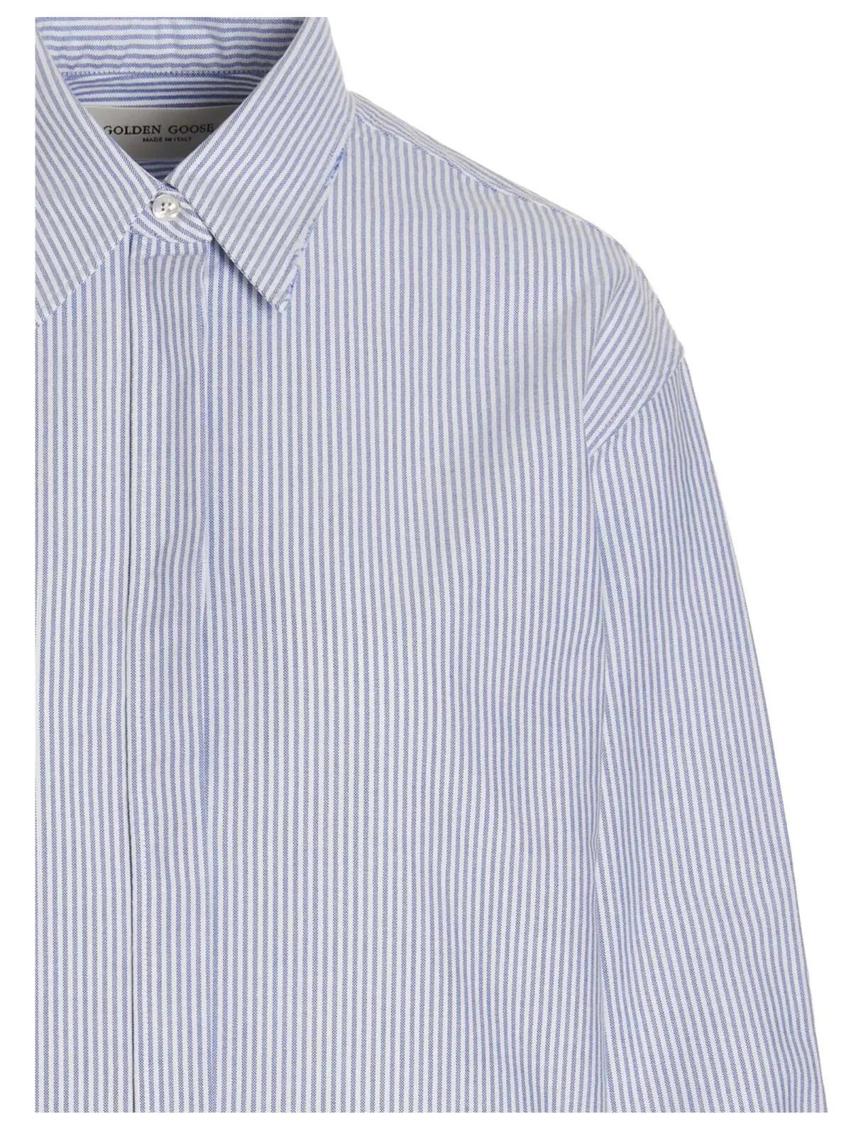 Сорочка Oxford boyfriend Golden Goose Блакитний 3 Oxford boyfriend shirt Woman GOLDEN GOOSE Light Blue