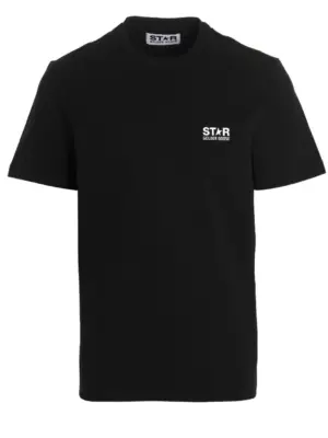 'Star’ t-shirt GMP01220P0008798020380203 GOLDEN GOOSE White/Black