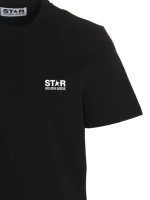 'Star’ t-shirt Man GOLDEN GOOSE White/Black