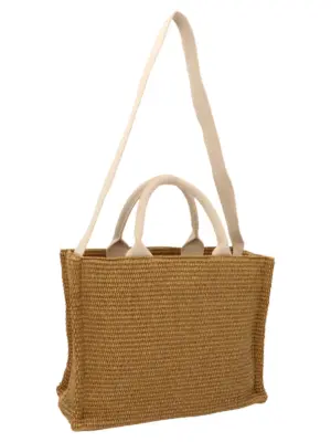'Mini Tote' shopping bag SHMP0077U0P3860Z0R42 MARNI Beige