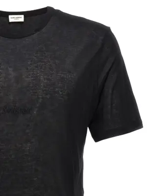 'Saint Laurent' T-shirt Man SAINT LAURENT Black