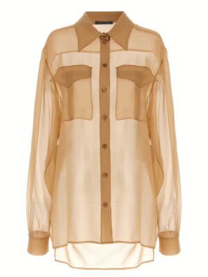 Chiffon shirt ALBERTA FERRETTI Beige