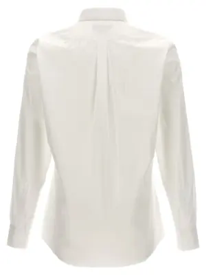 Logo embroidery shirt G5EJ1TFU5U8W0800 DOLCE & GABBANA White