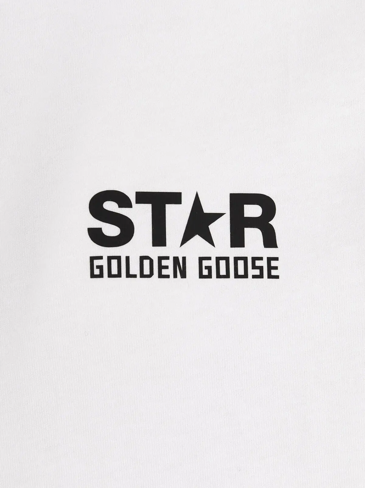 Футболка Logo Golden Goose Чорно-білий 4 Logo t-shirt 100% cotton GOLDEN GOOSE White/Black