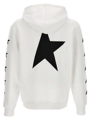 'Alighiero' hoodie GMP01224P0005341065810658 GOLDEN GOOSE White/Black