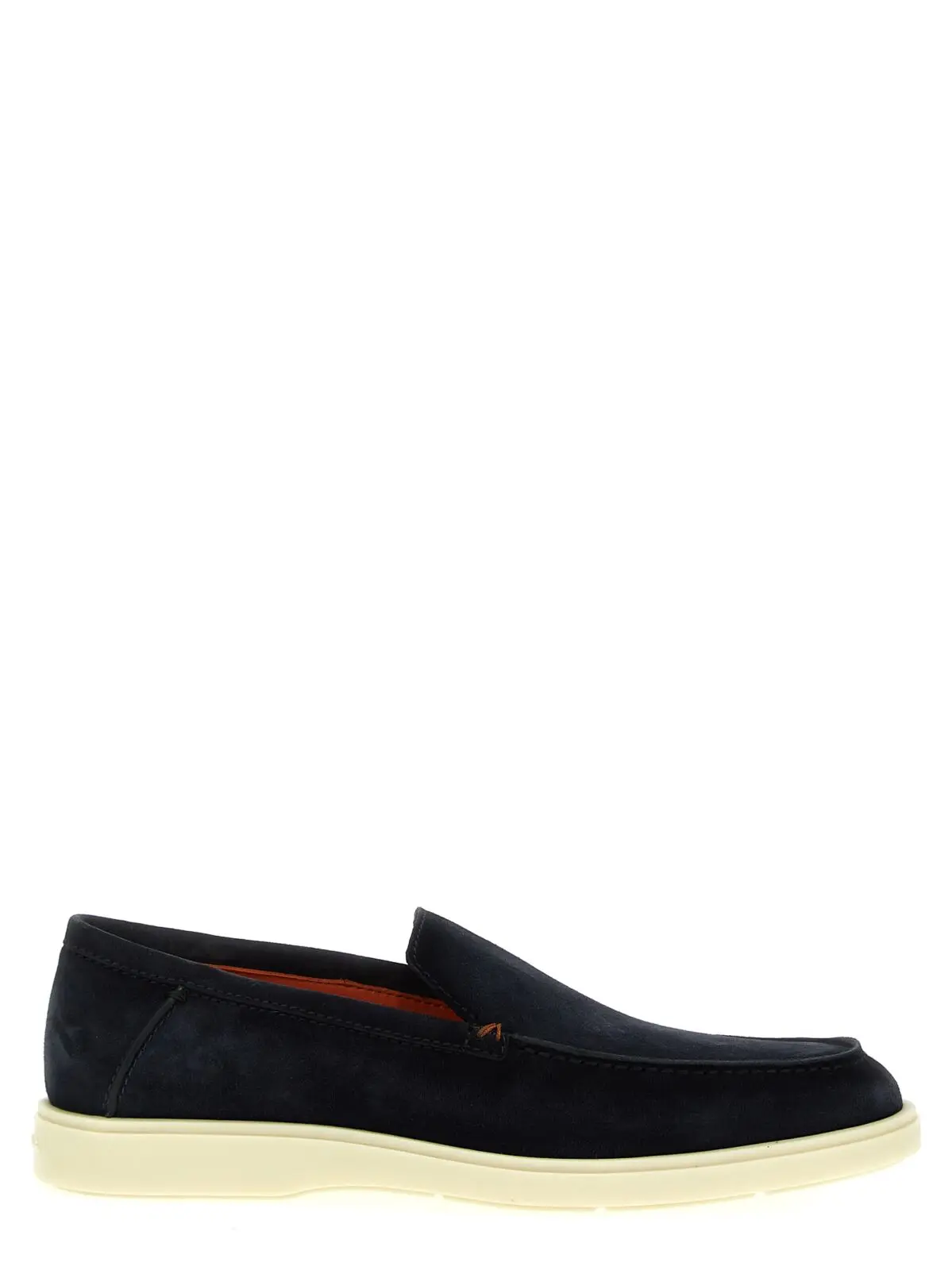 Лофери Suede Santoni Синій 1 Suede loafers SANTONI Blue