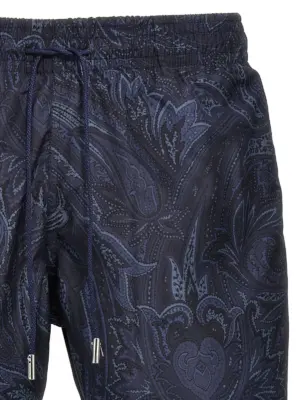 'Paisley' swimsuit Man ETRO Blue