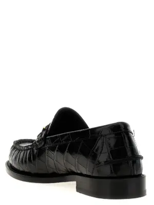 'Medusa '95' loafers Man VERSACE Black