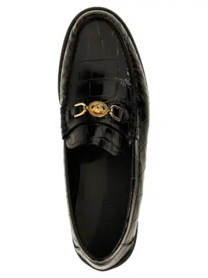 'Medusa '95' loafers 100% vl VERSACE Black