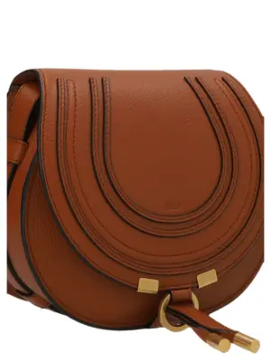 'Saddle marcie' small crossbody bag Woman CHLOÉ Brown