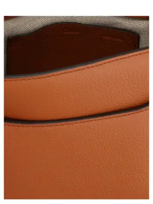 'Saddle marcie' small crossbody bag 100% lamb leather CHLOÉ Brown