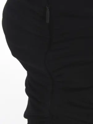 Draped long dress 76% viscose 24% polyamide SAINT LAURENT Black