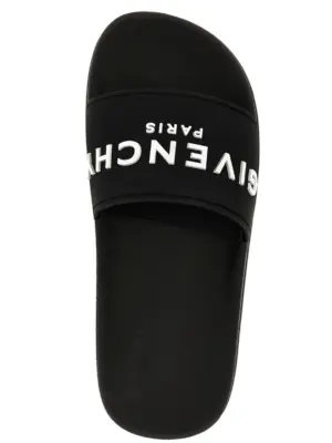 Givenchy Plage capsule slides Man GIVENCHY White/Black