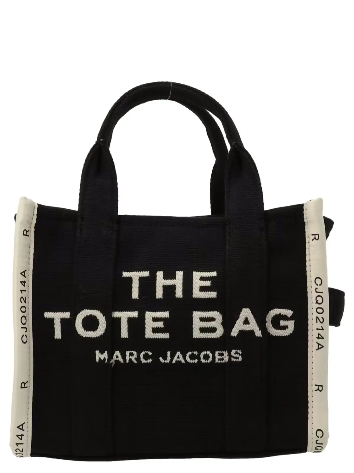 Сумка-шоппер Marc Jacobs Traveler tote mini Jacquard Чорно-біла 1 'Traveler tote mini' shopping bag MARC JACOBS White/Black