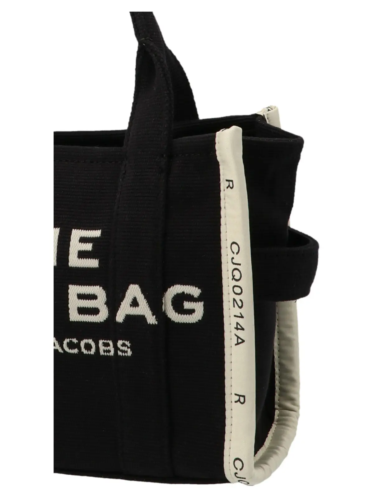 Сумка-шоппер Marc Jacobs Traveler tote mini Jacquard Чорно-біла 3 'Traveler tote mini' shopping bag Woman MARC JACOBS White/Black