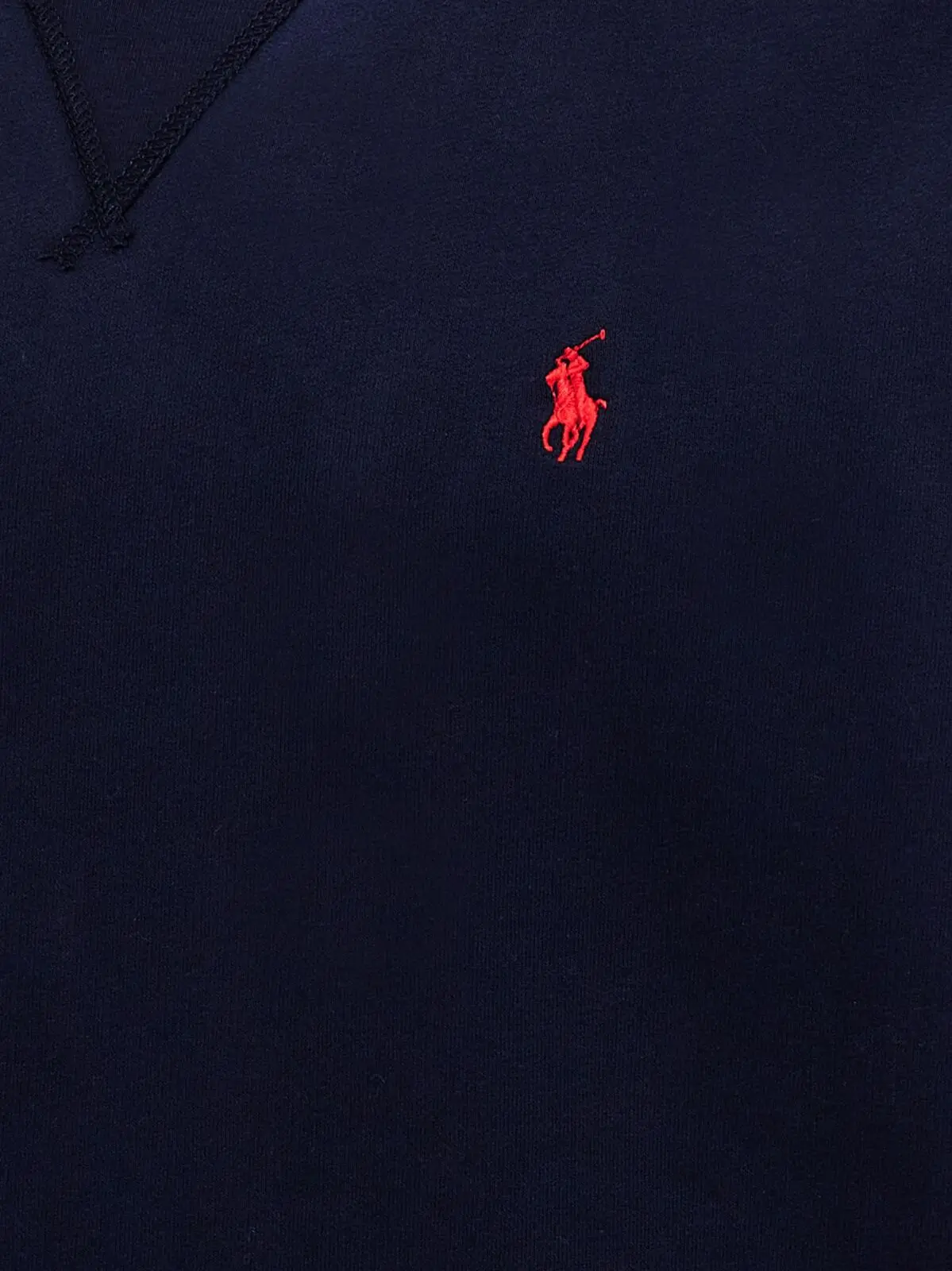 Светр Polo Ralph Lauren З логотипом Синій 4 Logo sweatshirt 60% cotton