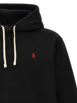 Logo hoodie Man POLO RALPH LAUREN Black