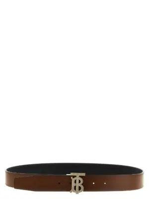 'TB' reversible belt 8043247BLACKTANSILVER BURBERRY Multicolor