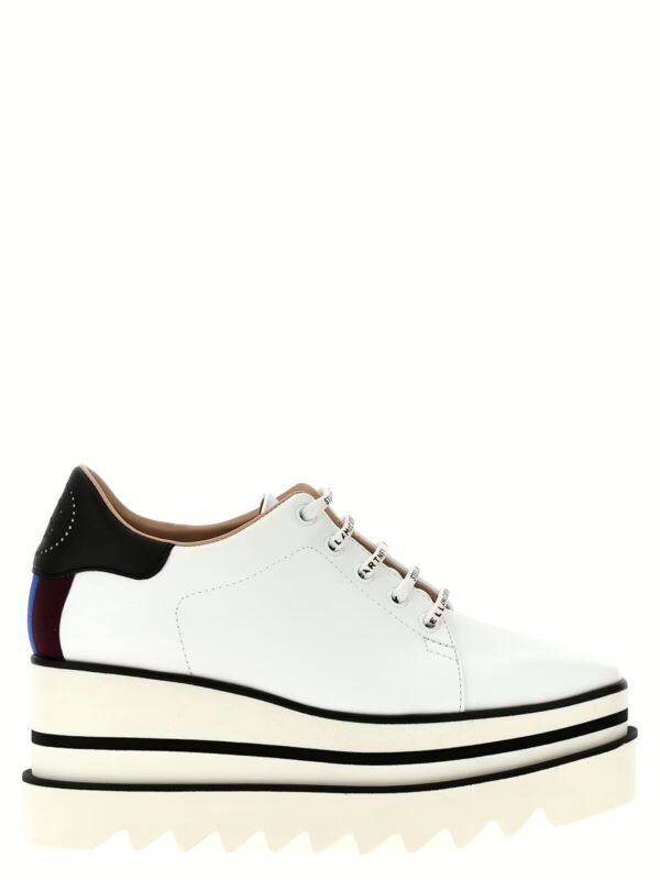 'Sneak-Elyse' wedge STELLA MCCARTNEY White/Black
