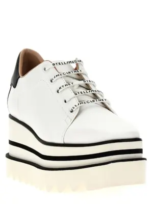 'Sneak-Elyse' wedge 810078E000549222 STELLA MCCARTNEY White/Black