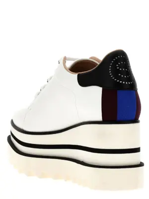 'Sneak-Elyse' wedge Woman STELLA MCCARTNEY White/Black