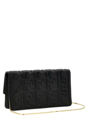 'Baguette' Wallet On Chain 8M0498AAJDF0KUR FENDI Black