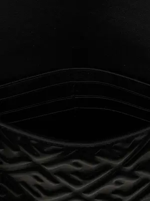 'Baguette' Wallet On Chain Spring Summer 2024 FENDI Black