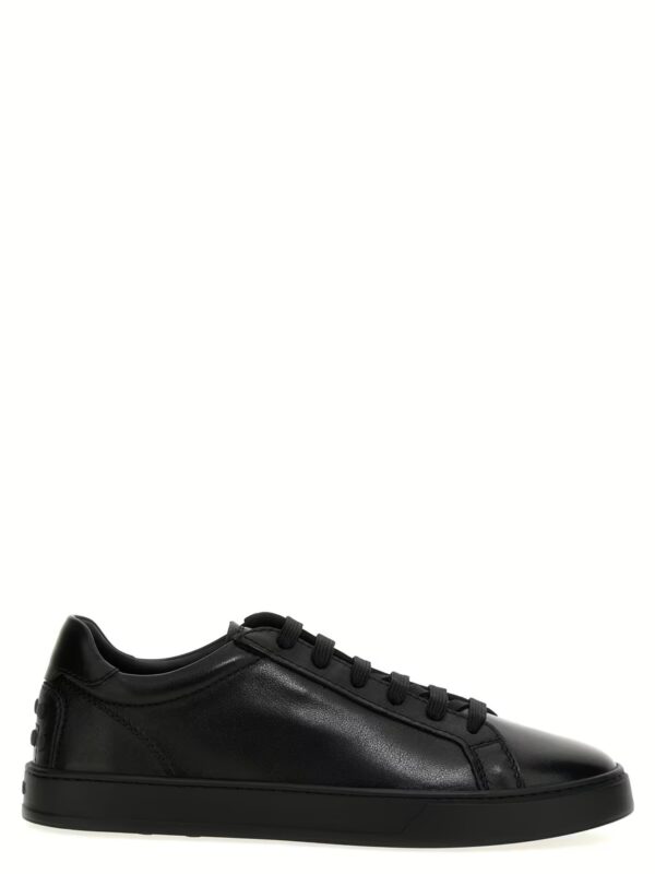 Leather sneakers TOD'S Black
