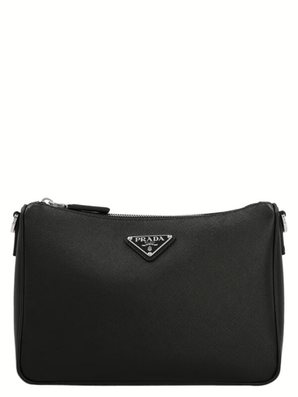 Re-Nylon & Saffiano crossbody bag PRADA Black