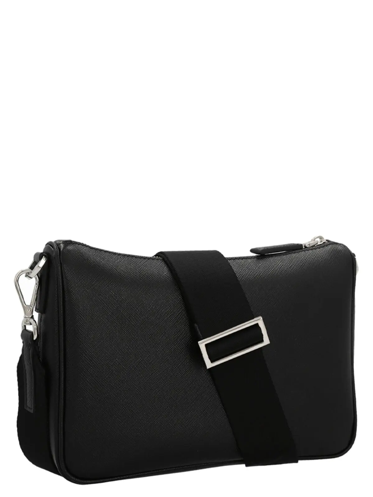 Сумка крос-боді Re-Nylon & Saffiano Prada Чорна 2 Re-Nylon & Saffiano crossbody bag 2VH113VDMP9Z2F0002 PRADA Black