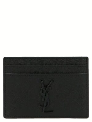 'Monogramme' cardholder SAINT LAURENT Black