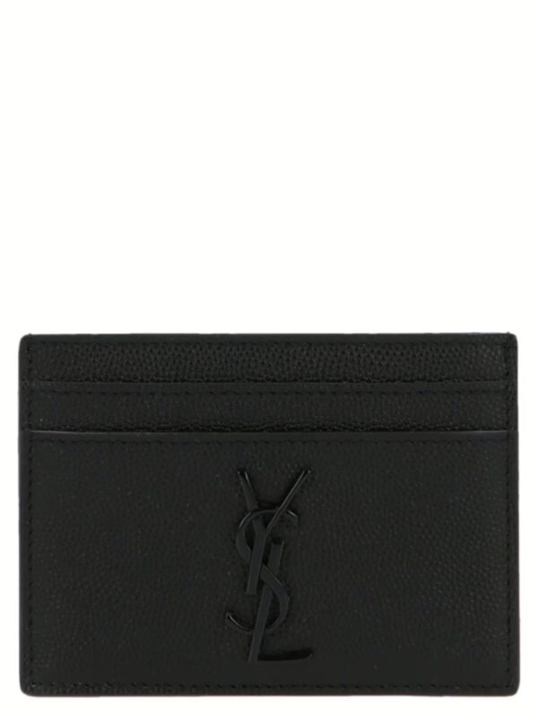 'Monogramme' cardholder SAINT LAURENT Black