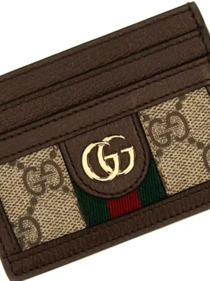 'GG ophidia' cardholder Woman GUCCI Brown