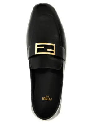 'Baguette' loafers 100% lamb leather (Ovis aries) FENDI Black