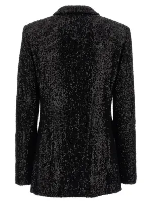 'Como' double-breasted blazer COMONERO LE TWINS Black