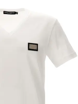 Logo T-shirt Man DOLCE & GABBANA White