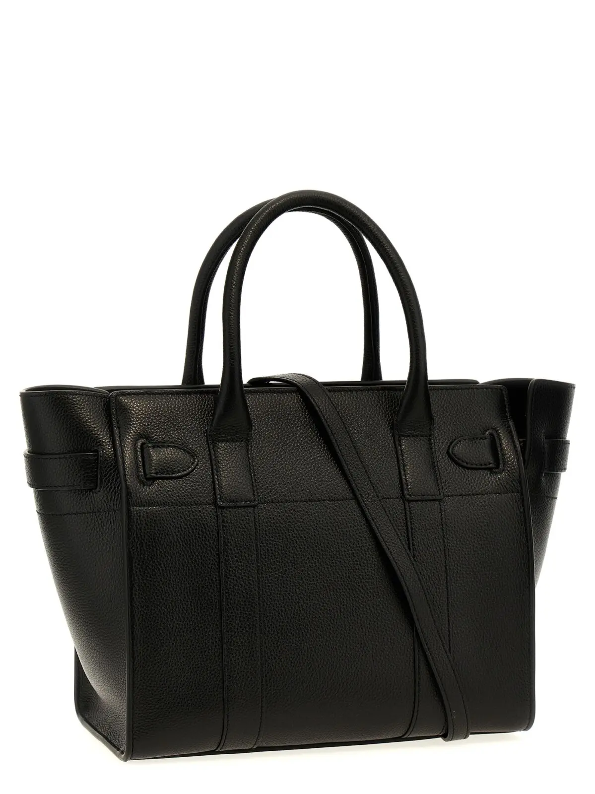 Сумка шопер мала з застібкою Small Zipped Bayswater Mulberry Чорна 2 Shopping 'Small Zipped Bayswater' HH4406205A100 MULBERRY Black