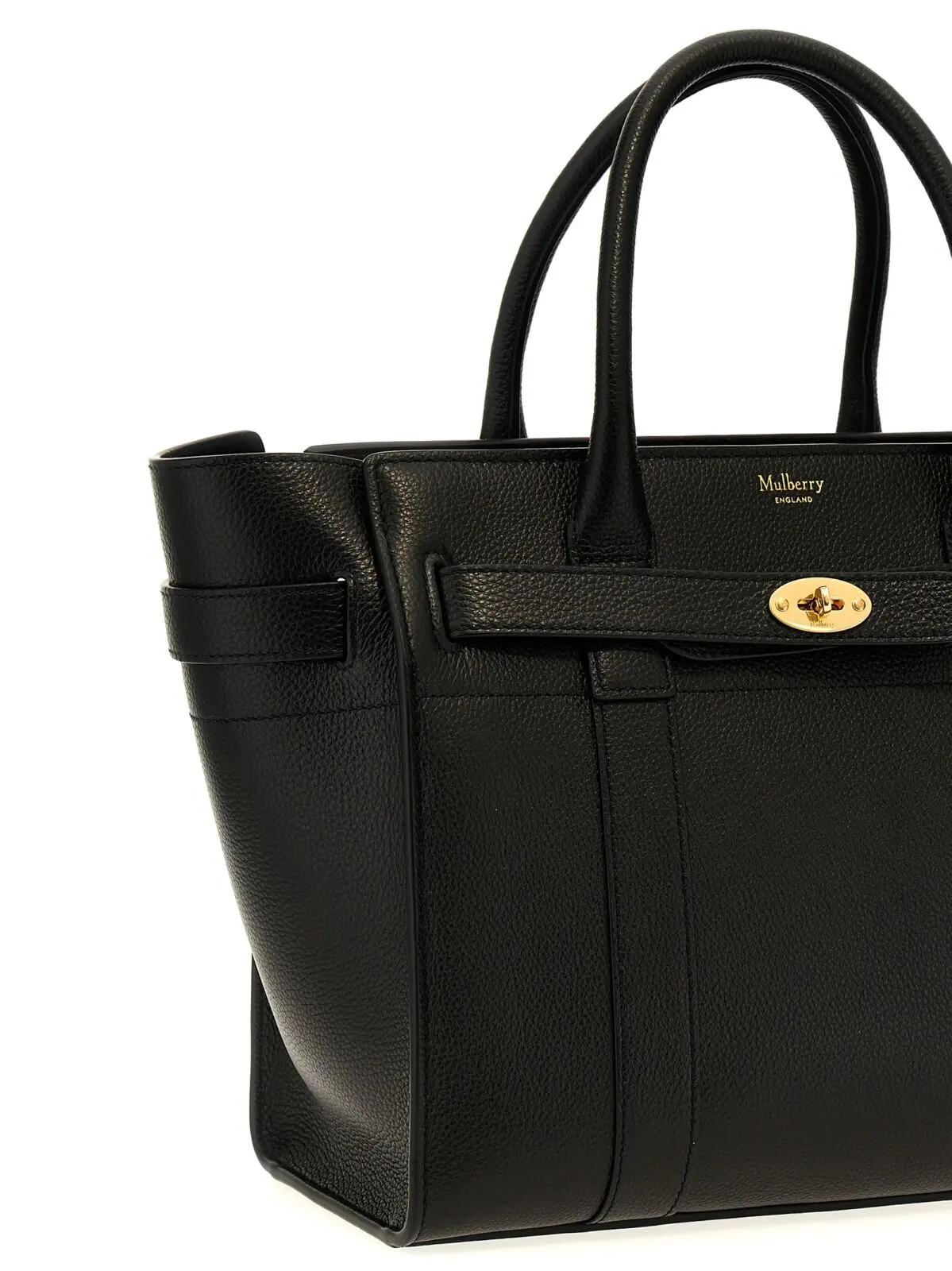 Сумка шопер мала з застібкою Small Zipped Bayswater Mulberry Чорна 3 Shopping 'Small Zipped Bayswater' Woman MULBERRY Black