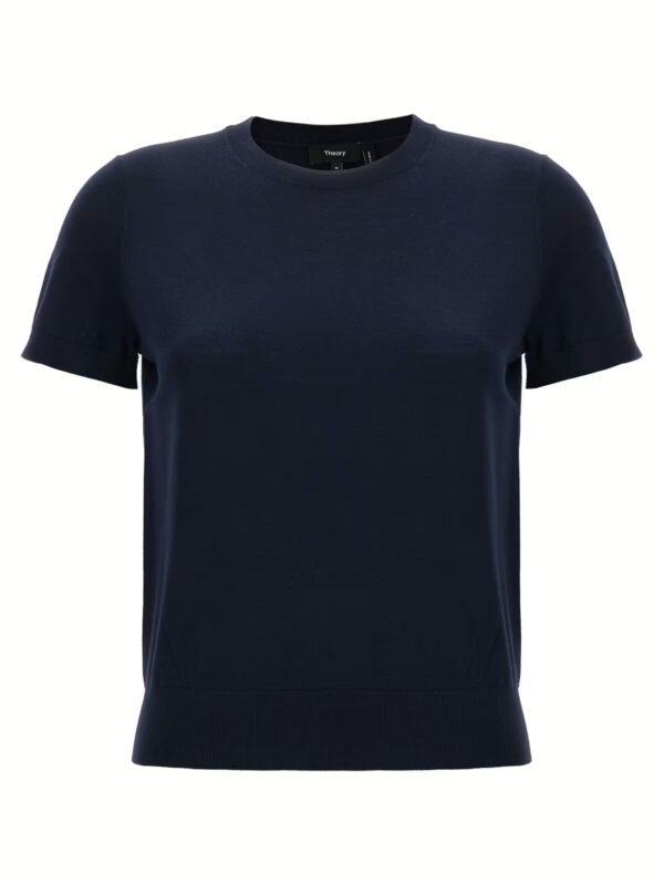 'Basic Tee' Sweater THEORY Blue